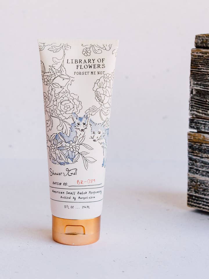 Forget Me Not Shower Gel for wholesale by Library of Flowers