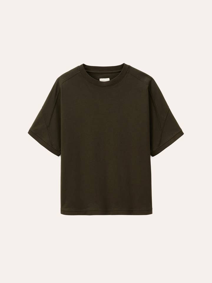 Unisex T-shirt Haria Khaki for wholesale by NOYOCO