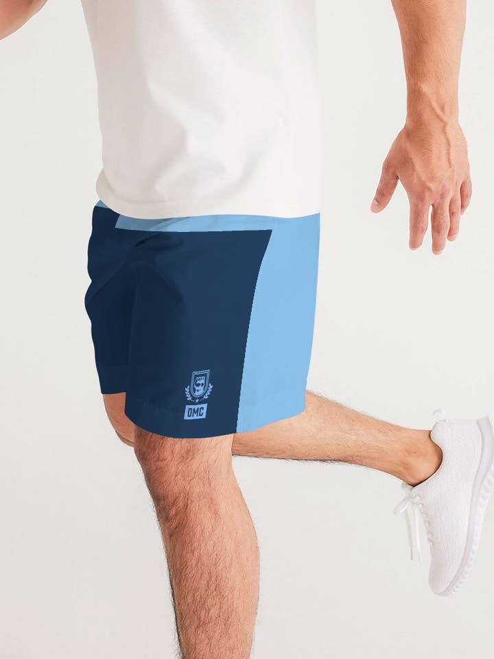 Pantalones cortos de chándal para hombre de la colección primavera/verano de DMC Blue para venta al por mayor de Don Majure