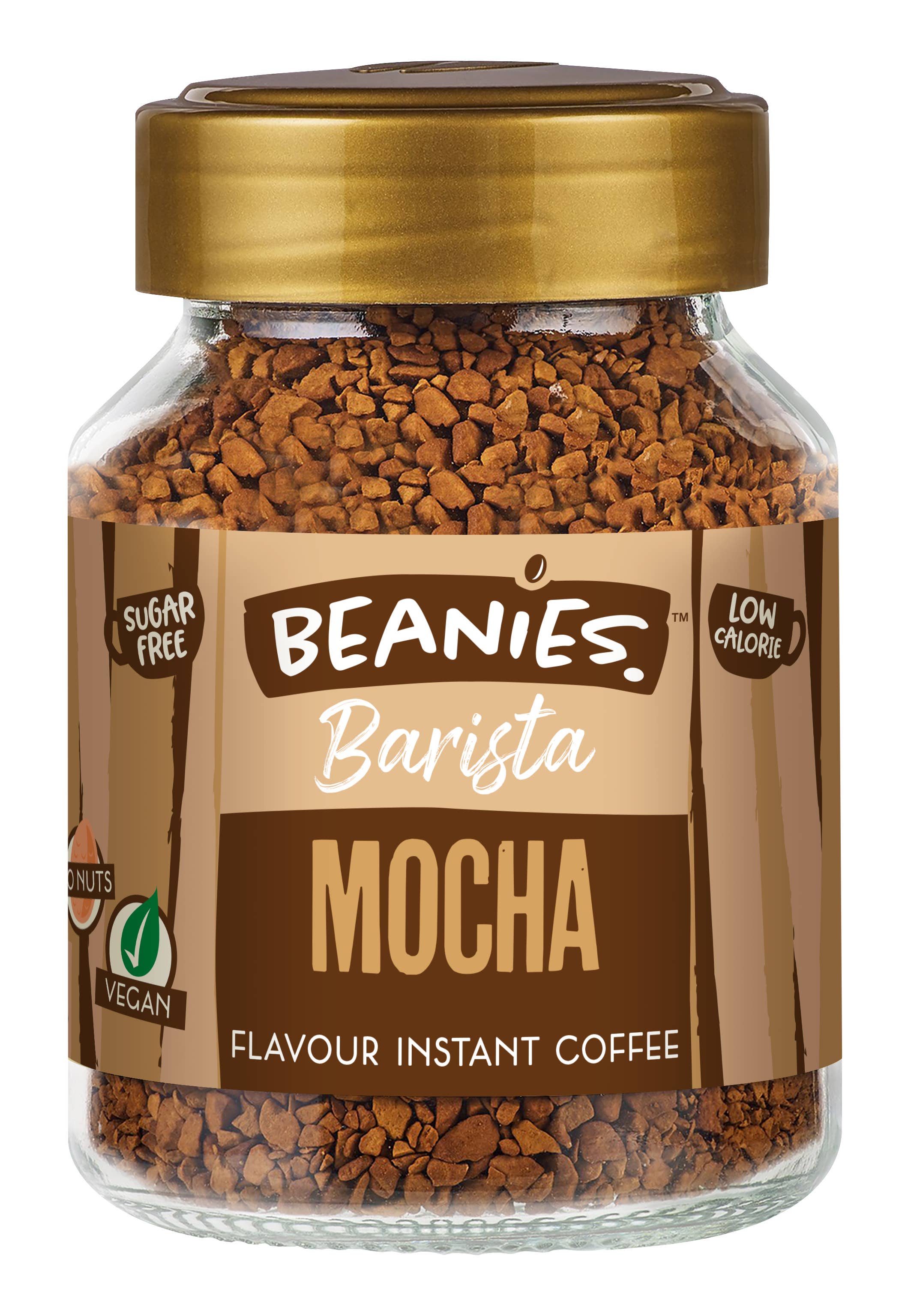Beanies The Flavour Co. Ltd - Wholesale Instant Coffee/Espresso - Beanies 50g Mocha Instant Flavour Coffee Coffee