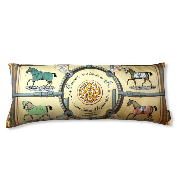 Hermes Couvertures et Tenues du Jour Silk Scarf Kudde 35" för wholesale av Vintage Luxe Up