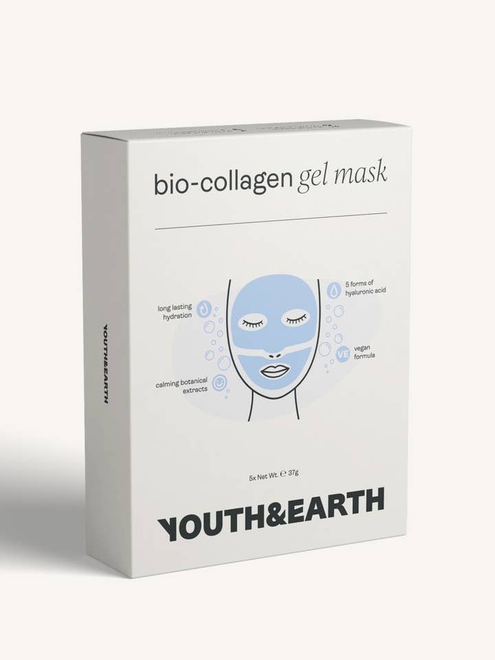 Hyaluronsyre - Gel ansigtsmaske - 5-pak for engroshandel hos Youth & Earth