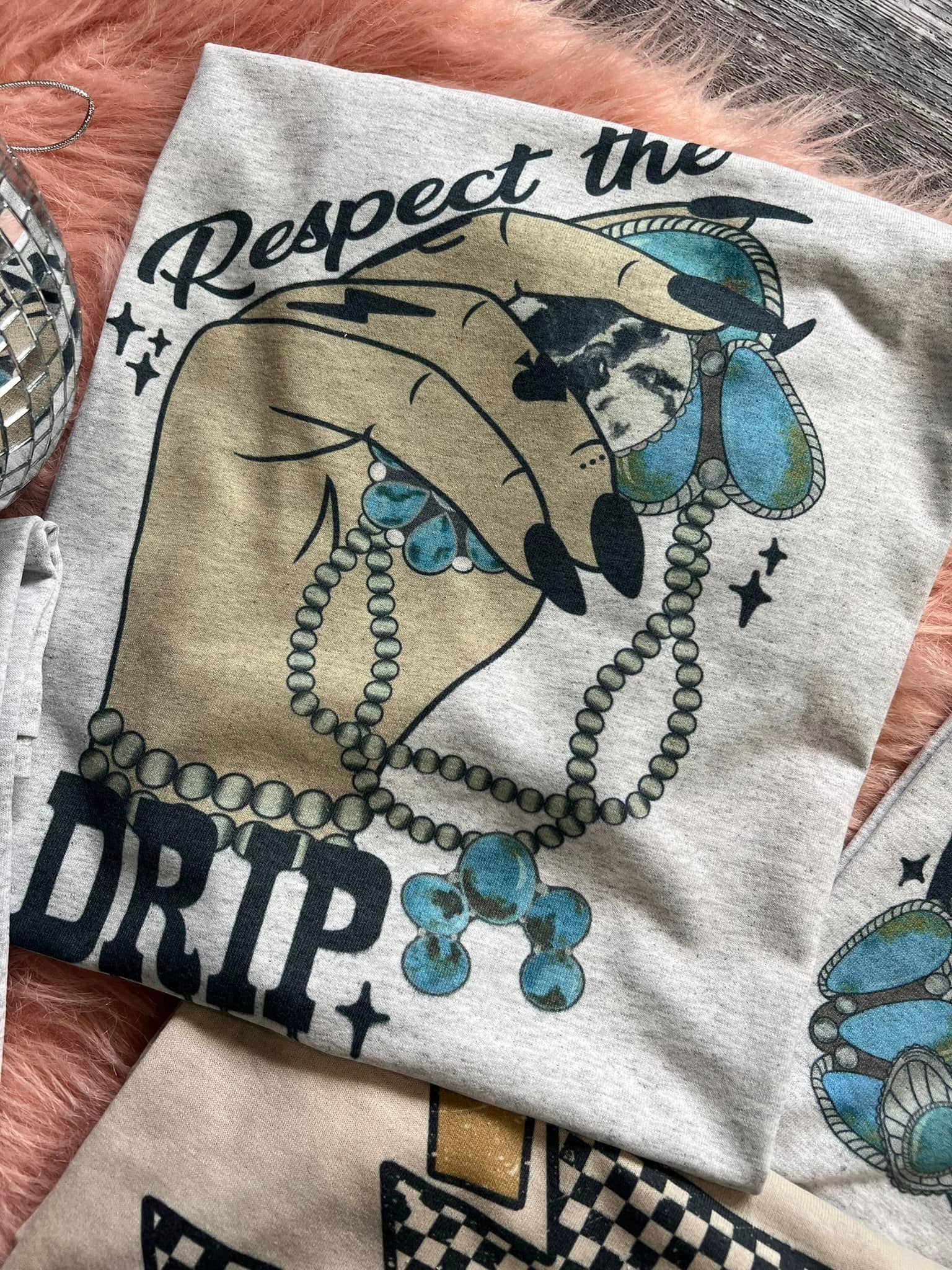 Sugar & Velvet Collective Wholesale - Wholesale T-Shirt (Graphic) - Women's - RESPECT THE DRIP0