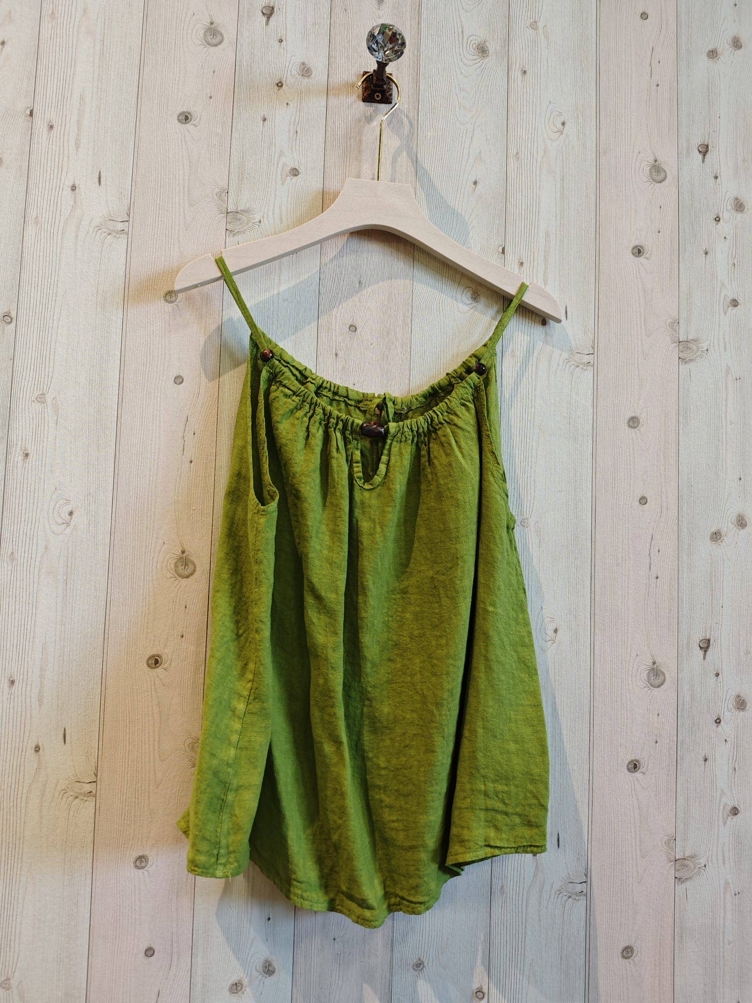 Linen & More - Wholesale Blouse - Women's - REF 18039 100% LINEN TANK TOP0