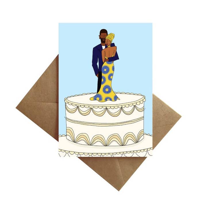 Cake Topper Card for wholesale by By Ms James