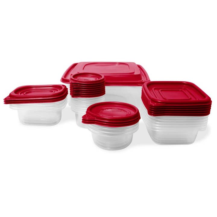 Lexi Home - Wholesale Food Storage Container - Lexi Home 42-Piece Nested Plastic Food Storage Container Set