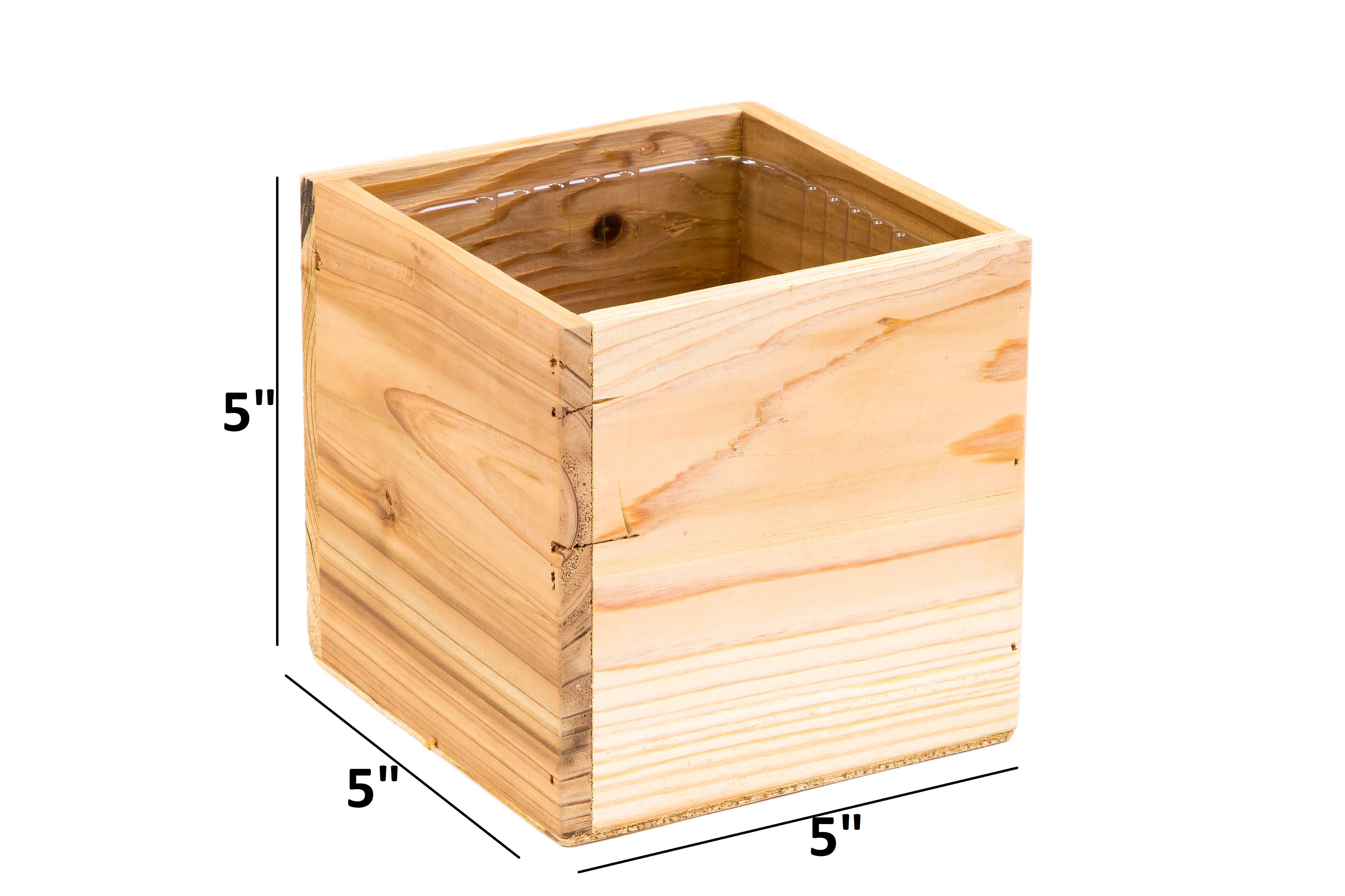 UNIMIX FLORAL – suporte para vasos de plantas por atacado – Plantas/Contentores em Madeira 5"x5"6