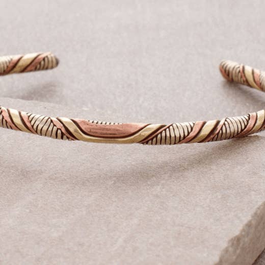 Astro Healing Copper Bangle for wholesale by Tiny Rituals