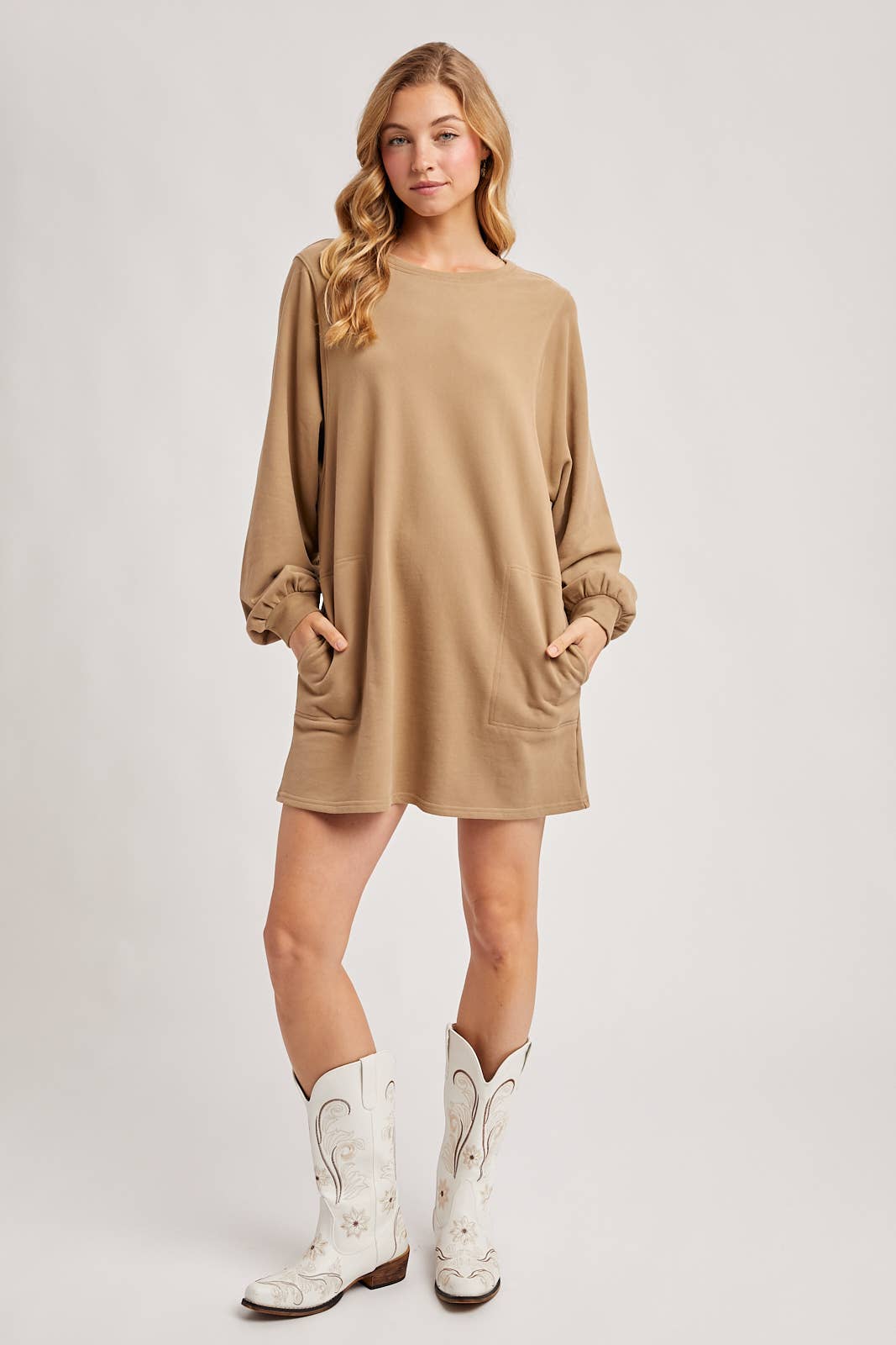 Bluivy - Vente Robe – femme - Robe mini en french terry31