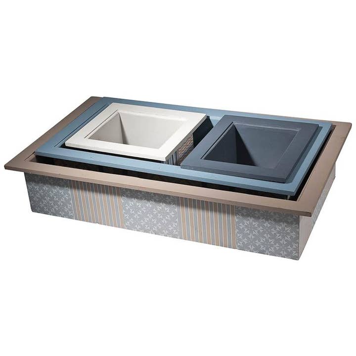 A&B Home Group Inc. - Wholesale Decorative Tray - S/4 Decorative Organization Trays - Multicolor