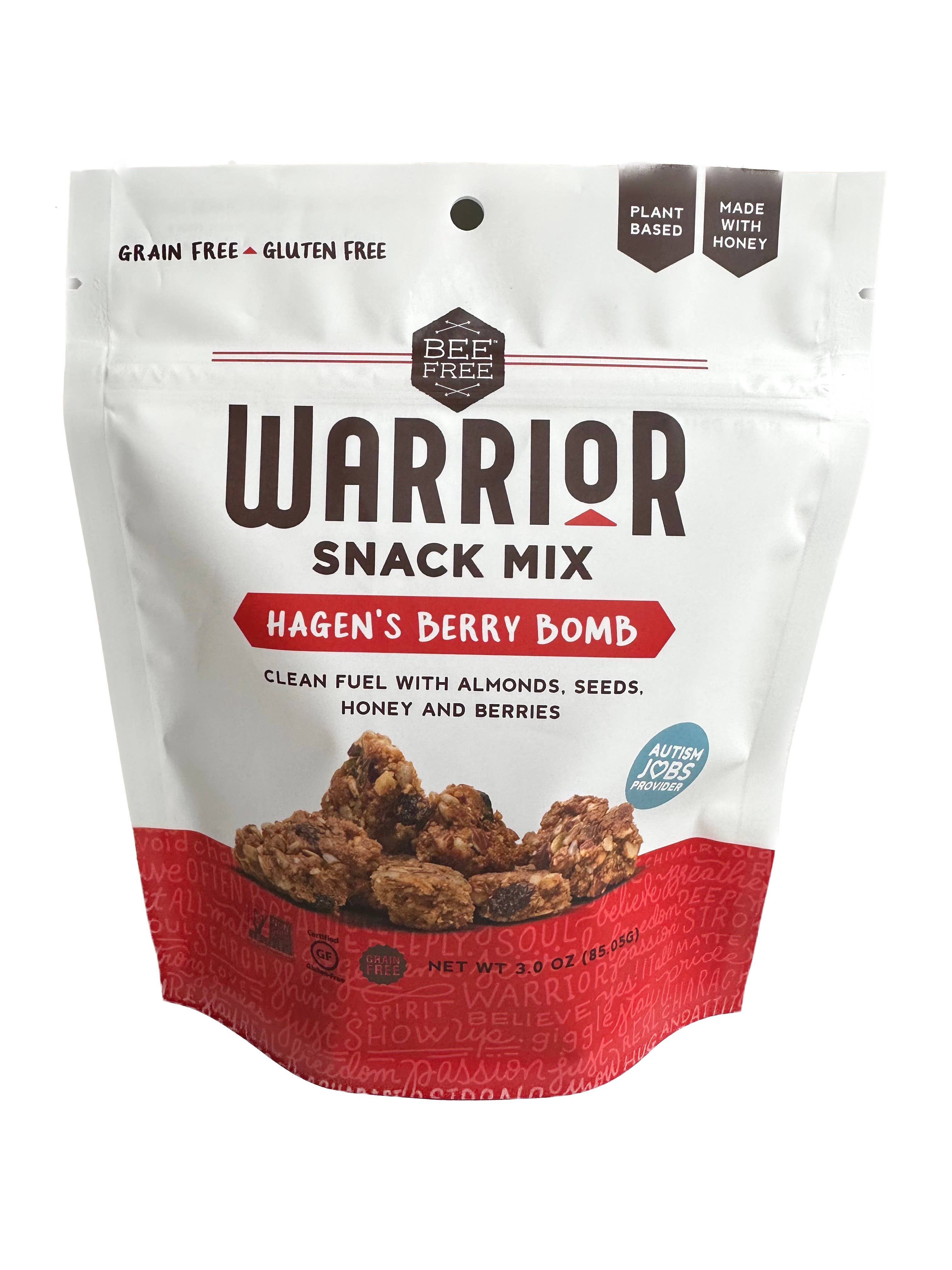 BeeFree LLC. - Wholesale Granola - Gluten Free Granola Snack: Berry, 3 oz.1