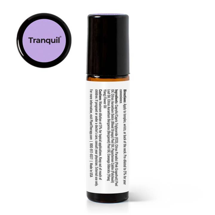 Plant Therapy - Wholesale Essential Oil Roll-On - Tranquil ®️ Essential Oil Blend Pre-Diluted Roll-On