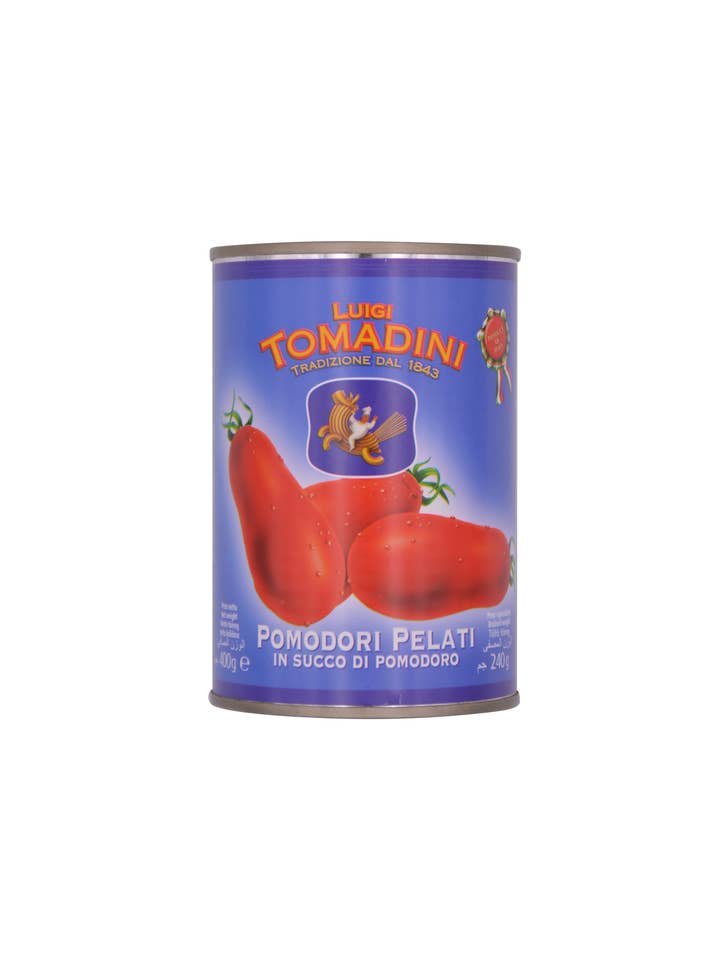Peeled Tomato 400 G - Tomadini Dal 1843 for wholesale by Tomadini Luigi Srl