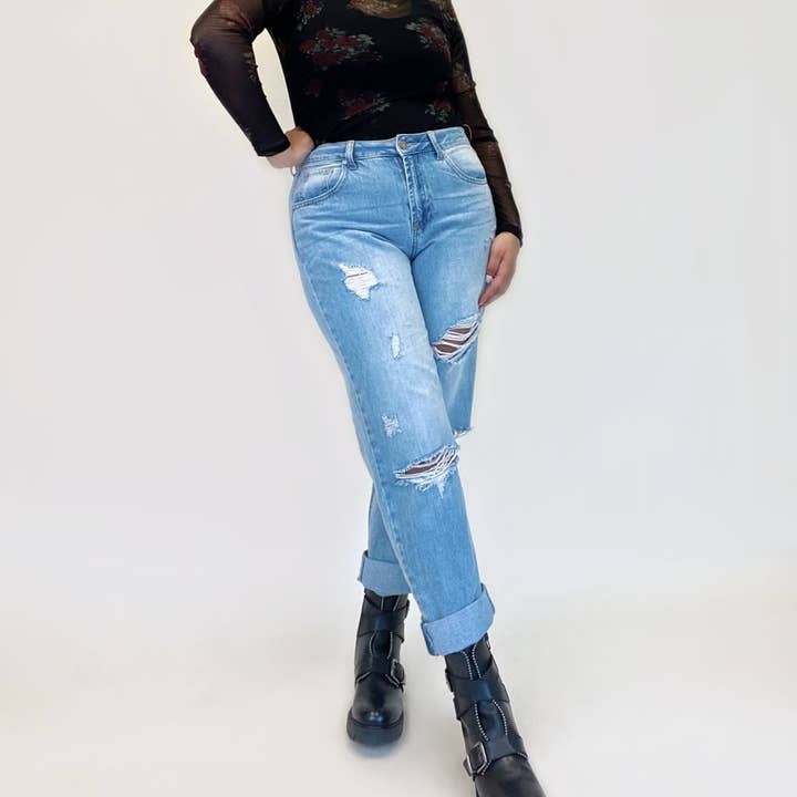 Only Partners – wholesale Combat/Military Boots - Women’s – Billie Fashion Biker Boots with Metal Studs and Belts0