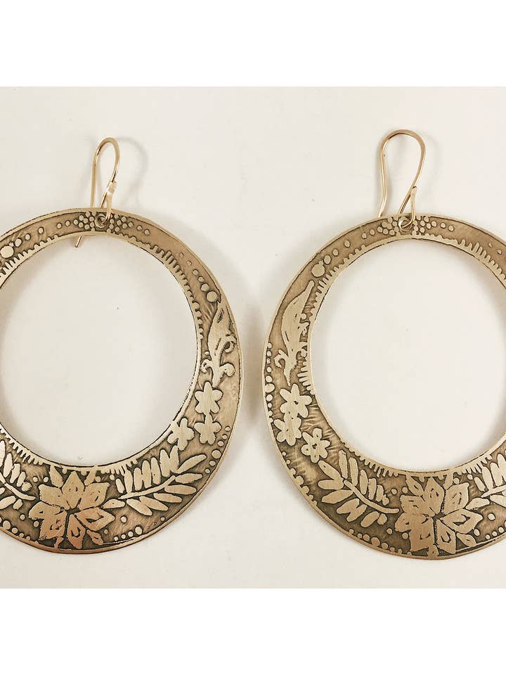 Heidi Hoops for wholesale by Serpentine and Fair