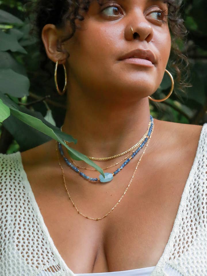 Chunky Large Goldfilled Hoops for wholesale by Malabella Jewels