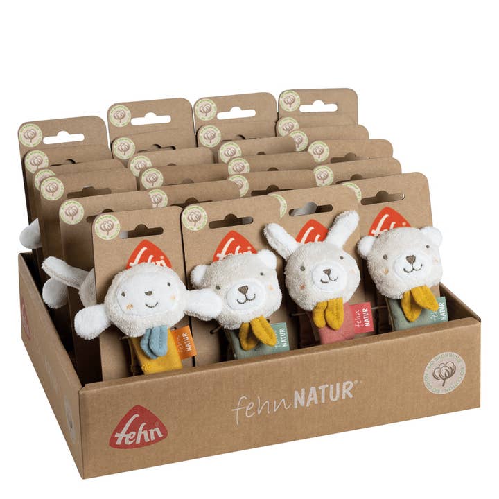 Display me 24 natural rattle bracelets for wholesale by Fehn