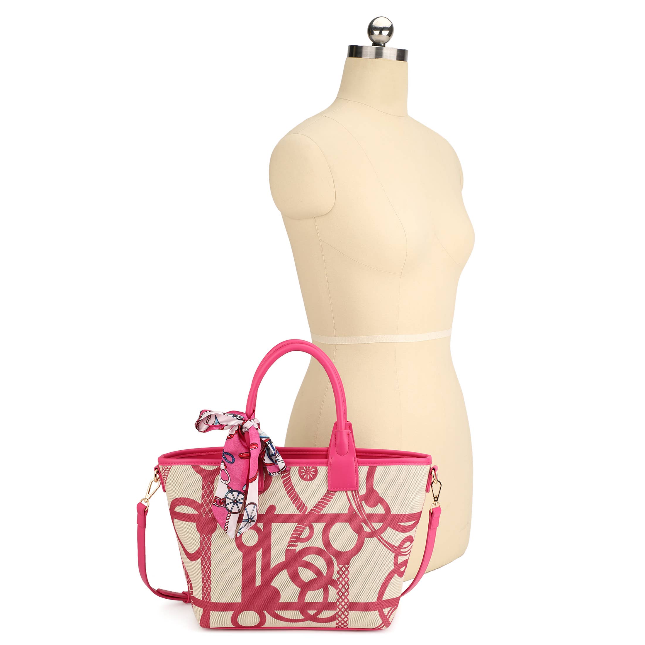 KAYLA+AVA - Wholesale Tote Bag - Women's - SHRIYA PRINTED TOTE BAG WITH SCARF14