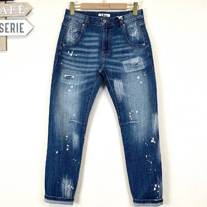 Woman's jeans SW-1729 for wholesale by CENTO UNO ITALY
