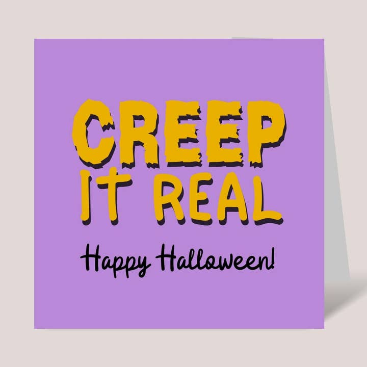 Design Sprinkles - Wholesale Halloween Card - Halloween Card - Creep it Real0