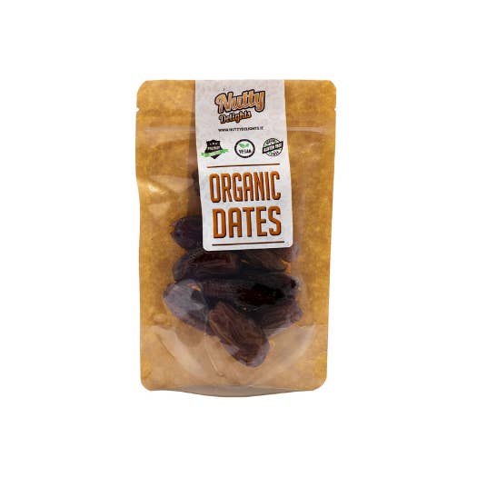Organic Dates(12X70g) for wholesale by Nutty Delights