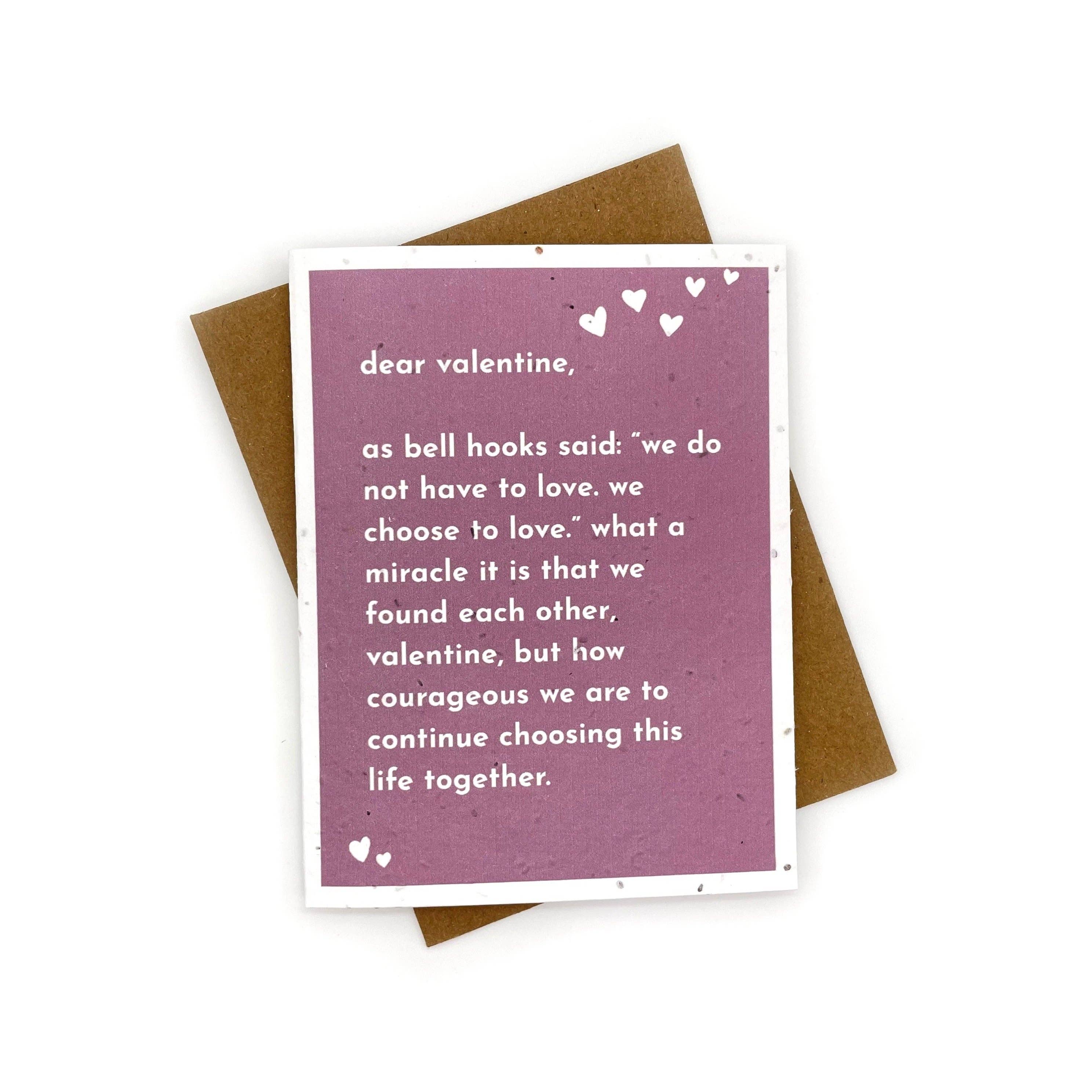 Cato & Company - Wholesale Valentine's Day Card - Bell Hooks Valentine's Day Card1