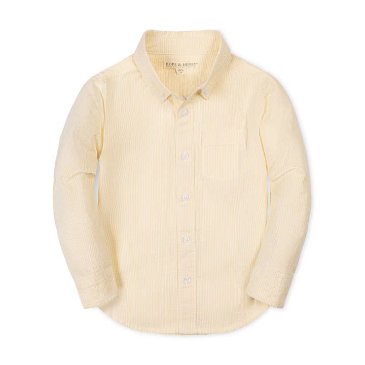 Organic Seersucker Shirt for wholesale by Hope and Henry