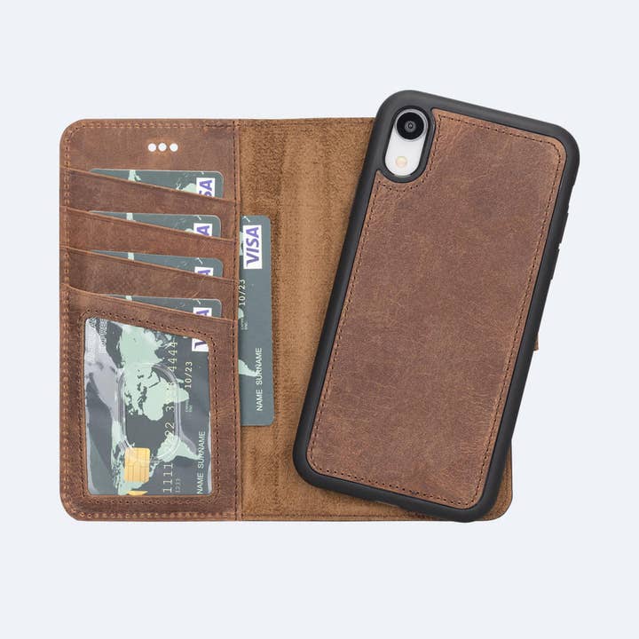 OXA LEATHER - Wholesale Phone Wallet - Unisex - iPhone XR Leather Wallet Case14