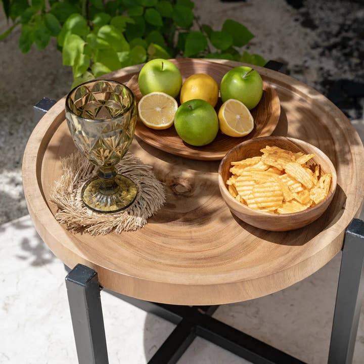 Bazar Bizar Living - Wholesale Decorative Plate/Dish/Bowl - The Teak Root Organic Plate3