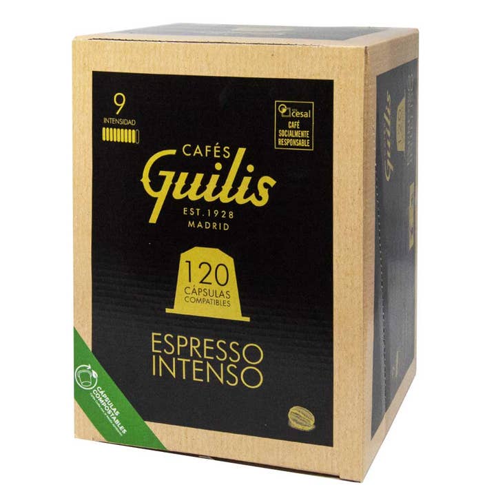 Cafés Guilis - Wholesale Instant Coffee/Espresso - Nespresso® Intense Coffee Compostable Capsules 120 pcs3