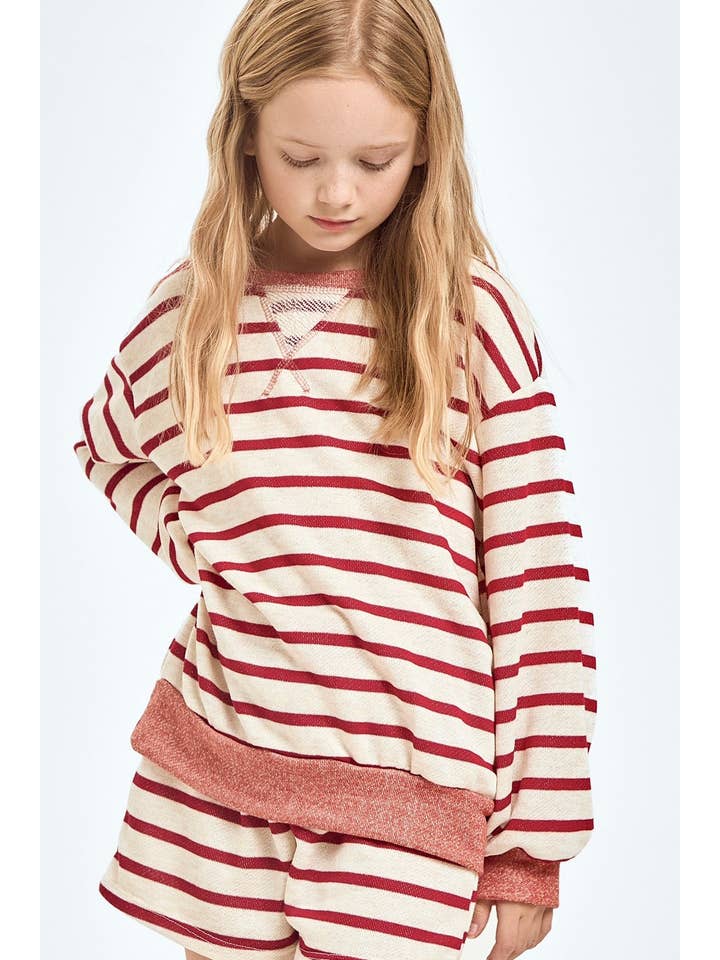 Good Girl - Wholesale Sweatshirt - Kids - Stripe French Terry Sweatshirt18