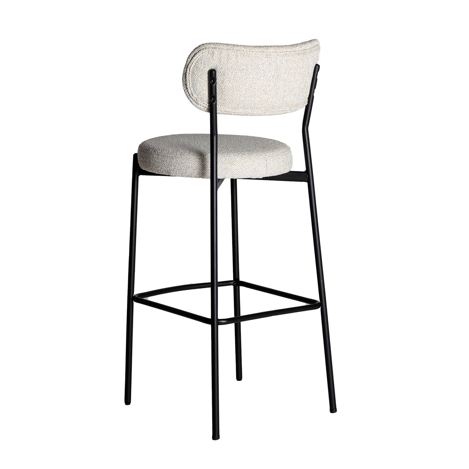 Kodu Home Design - Wholesale Stool - Set of 2 Stools, Polyester, Beige, 48x53x106cm2