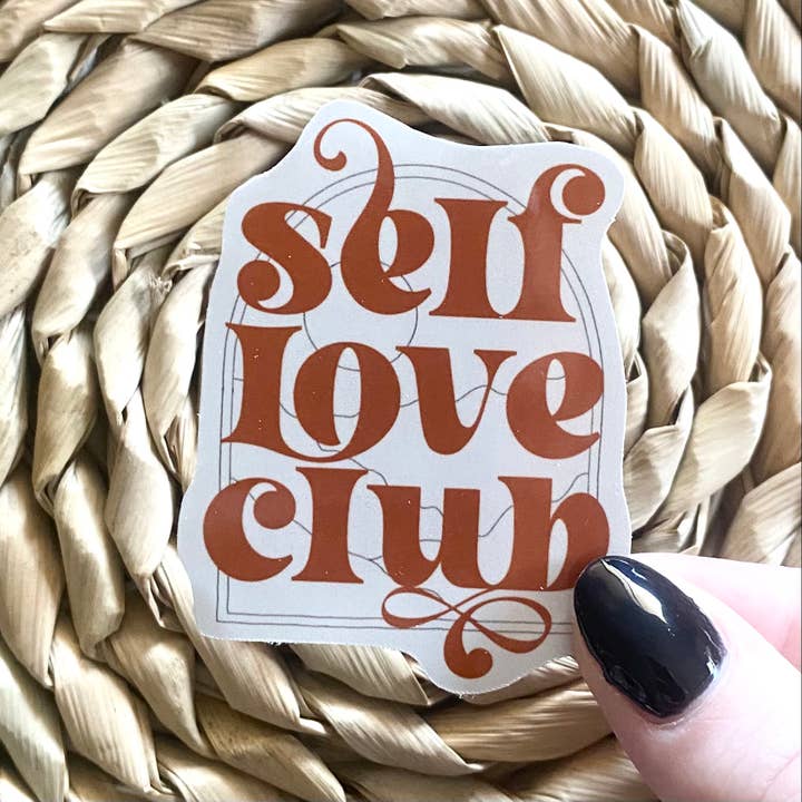 Self Love Club Sticker for wholesale by Phoenix Rose Creations
