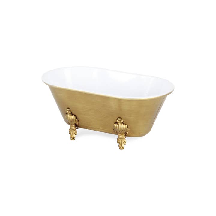 Cheungs Home Decor - Wholesale Bath Caddy - Lavande Metal Fleur-de-Lis Tub Decor - Gold1