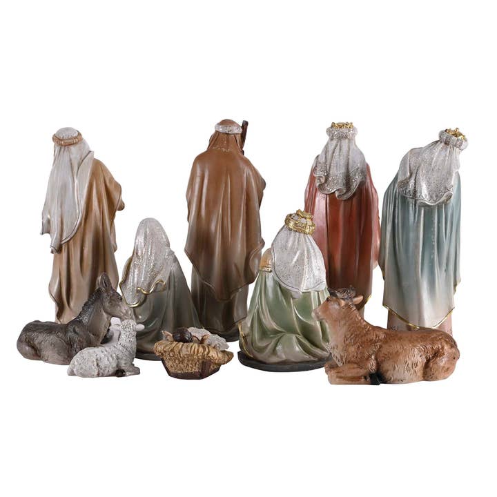 Magnolia - Wholesale Nativity Scene Decor - Nativity Family Wisemen Animal Shepherd2