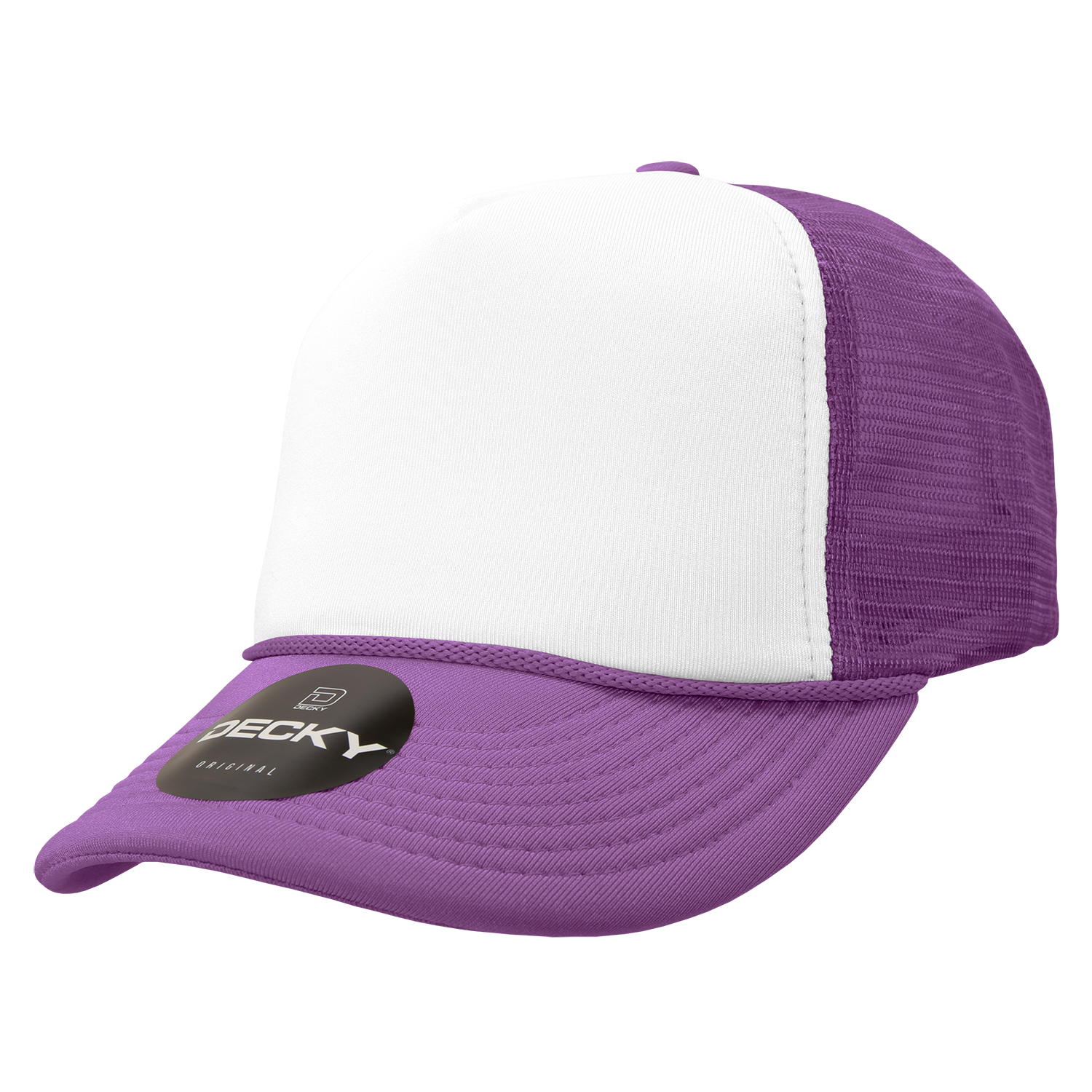 The Park Wholesale - Wholesale Trucker Hat - Unisex - Blank Trucker Foam Mesh 2-Tone Hats - Decky 210/602584