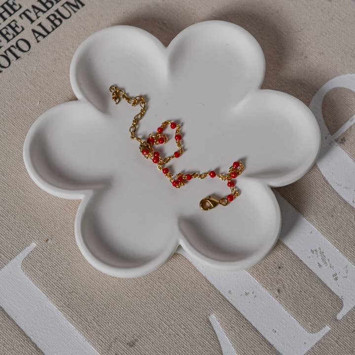 Hiroyi Decor - Wholesale Decorative Tray - Little Flower Tray1