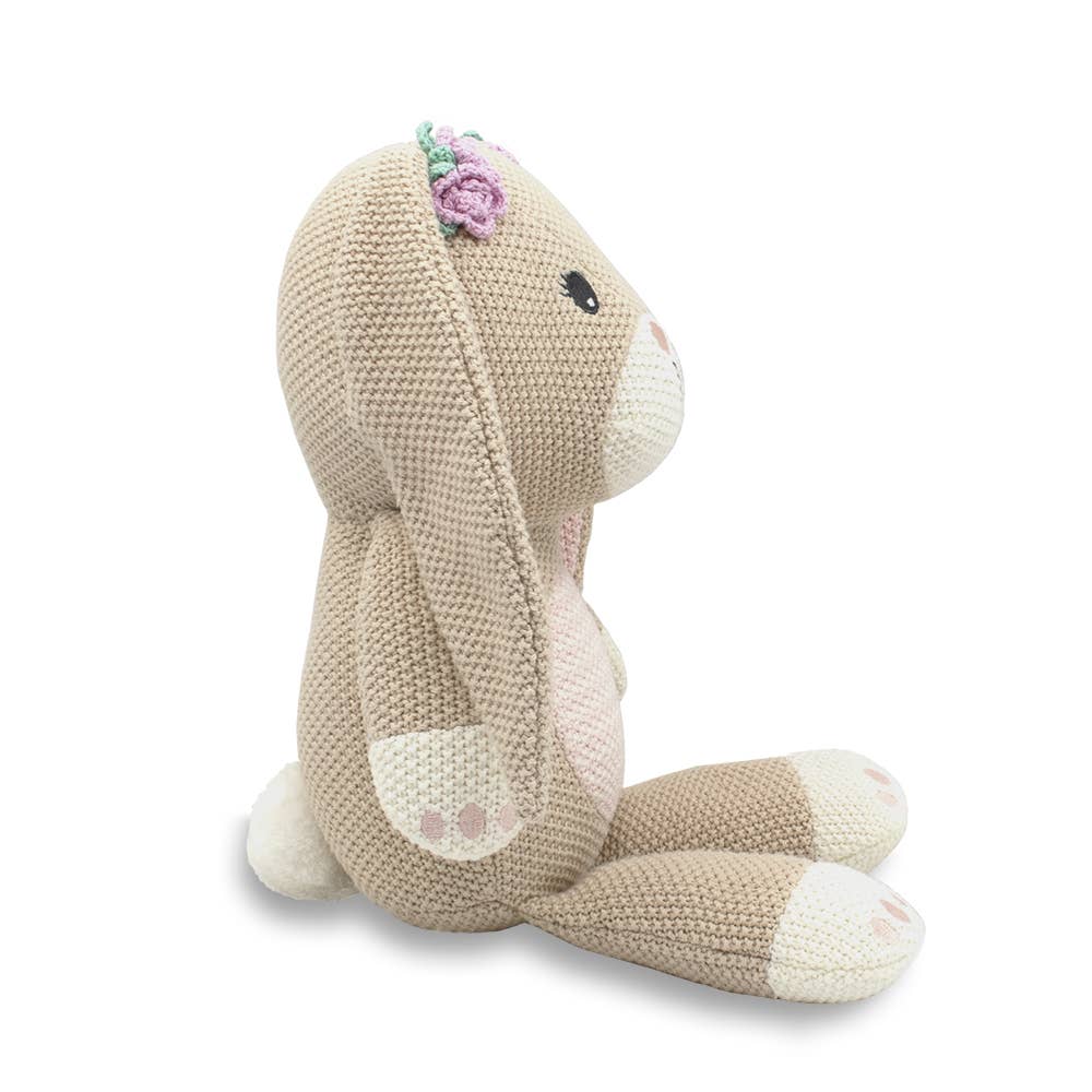Living Textiles - Wholesale Stuffed/Plush Toy - Kids & Baby - Amelia the Bunny Knitted Toy2