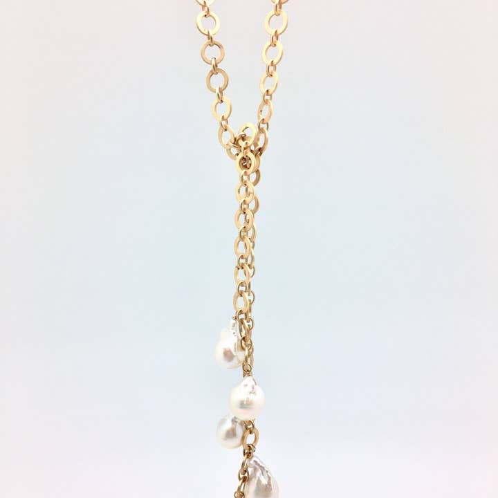 In2 design - Vente Sautoir et collier en Y - Arabella Lariat - doré