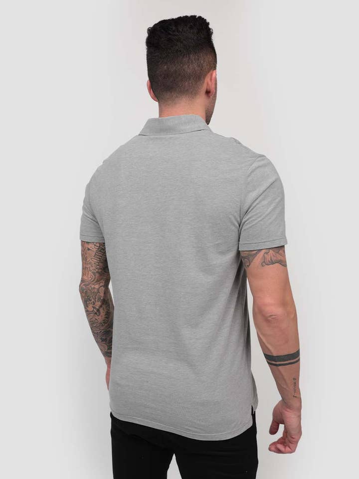 INTO THE AM - Wholesale Polo - Men's - Men's Short Sleeve Polo Shirt (Branded)30