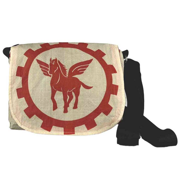 Pegasus Small Messenger Bag for wholesale by Malia Designs