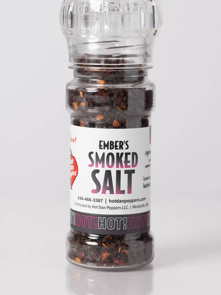 Ember's Chipotle Smoked Salt for wholesale by Hot Dan Peppers