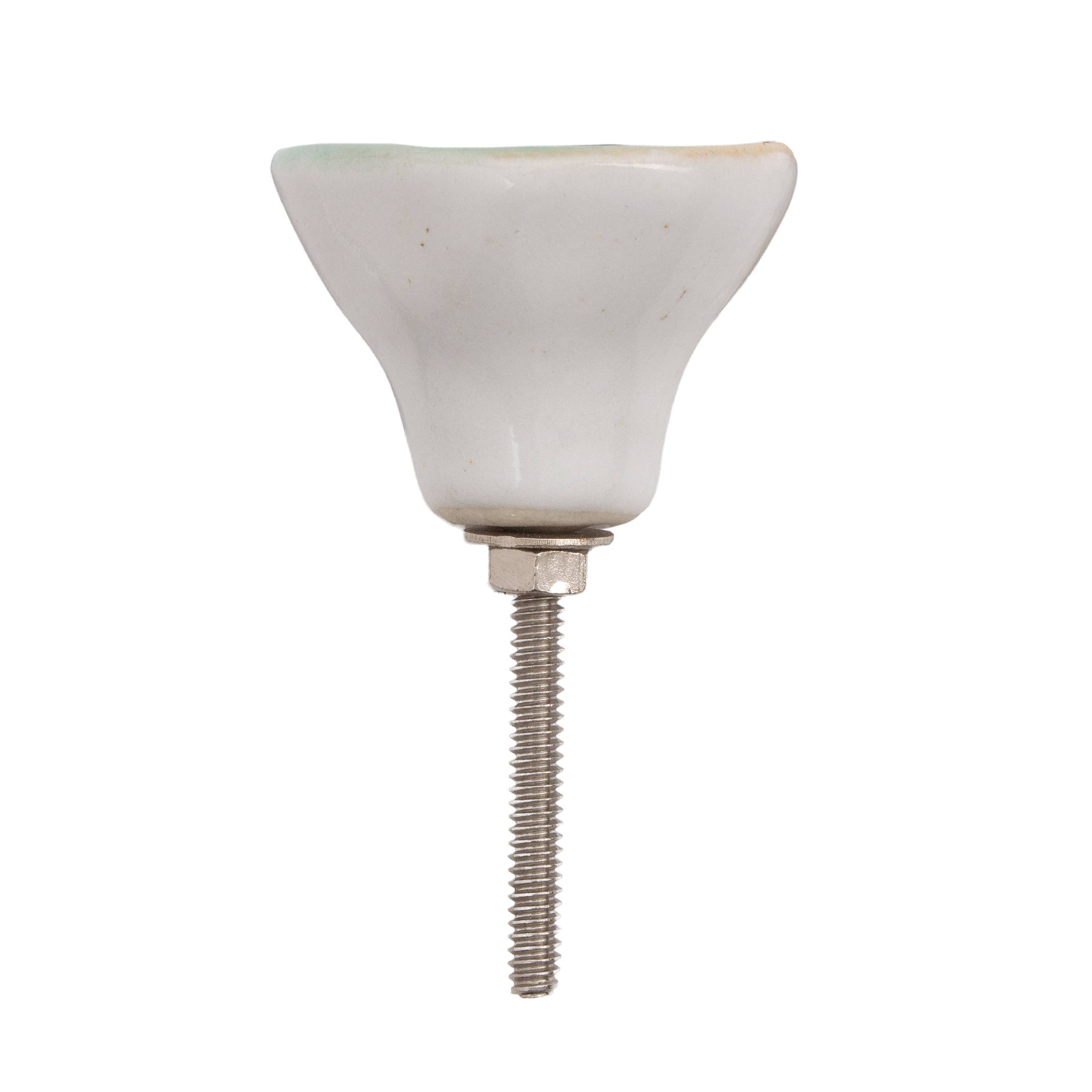 Aqua Ensemble de 4 boutons de tiroir Aqua Ceramic Aqua en vente sur Faire3