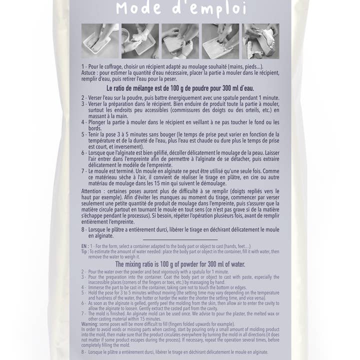 Graine Créative - Wholesale Balloon - ALGINATE MOULDING BOX OF 450 G3