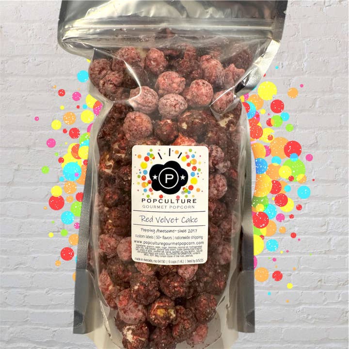 Popculture Gourmet Popcorn - Wholesale Popcorn - Red Velvet Cake