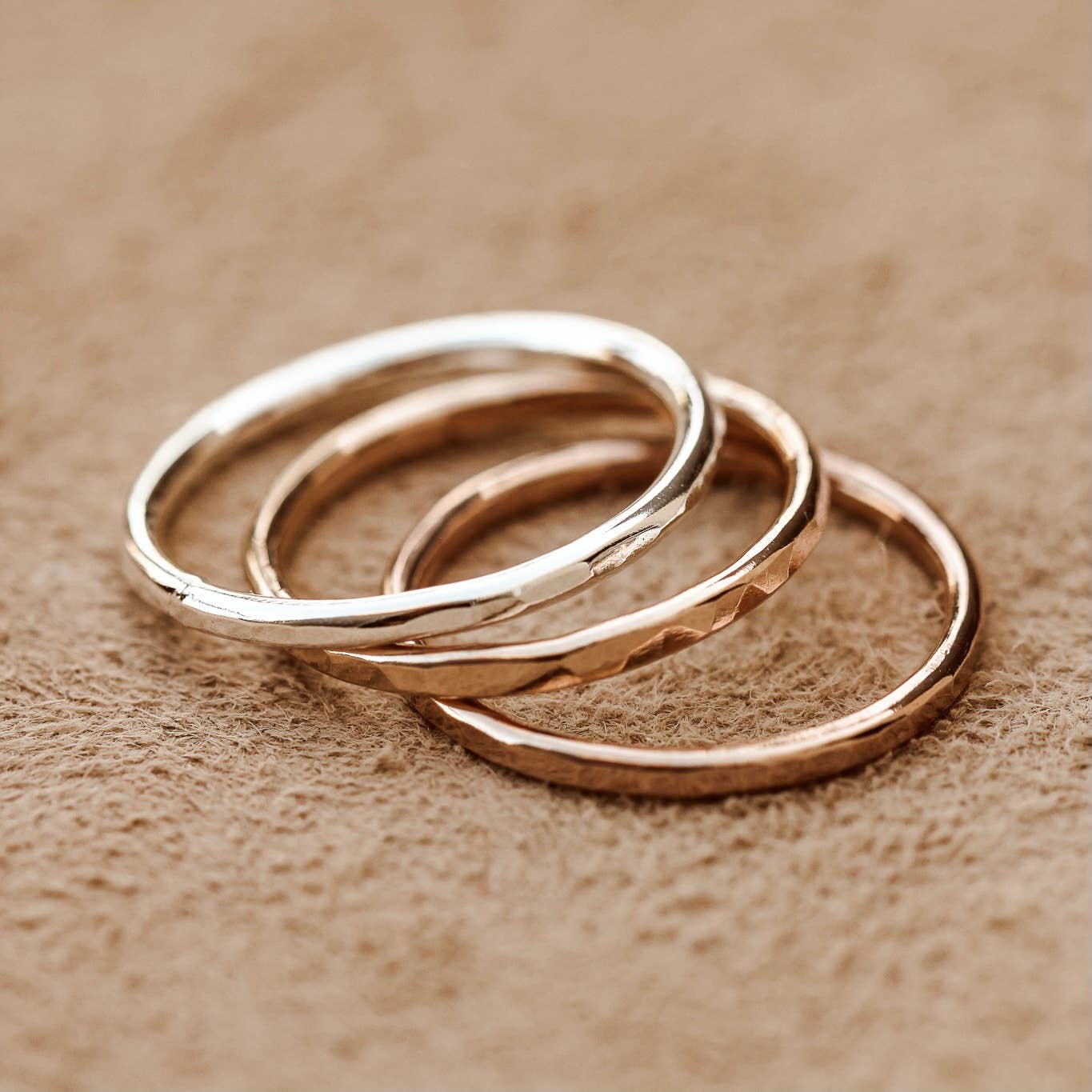 Everly Made - Wholesale Band/Stacked Ring - Golden Hill Ring4