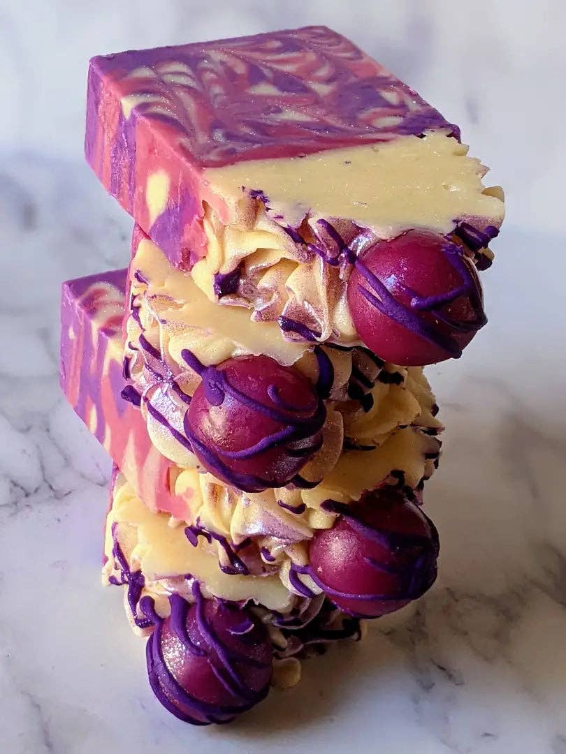 The Loopy Spoonie - Wholesale Bar Soap - Sugar Plum Fairy Frosted Soap2