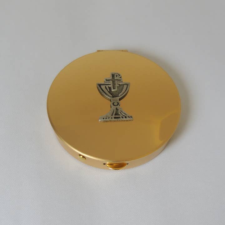 Abbey & CA Gift - Wholesale Decorative Box - Pewter Chalice Pyx