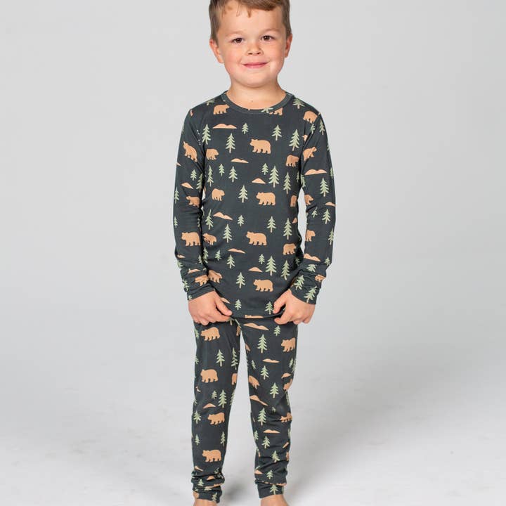 Conjunto de manga larga - Osos para venta al por mayor de Willow+Co