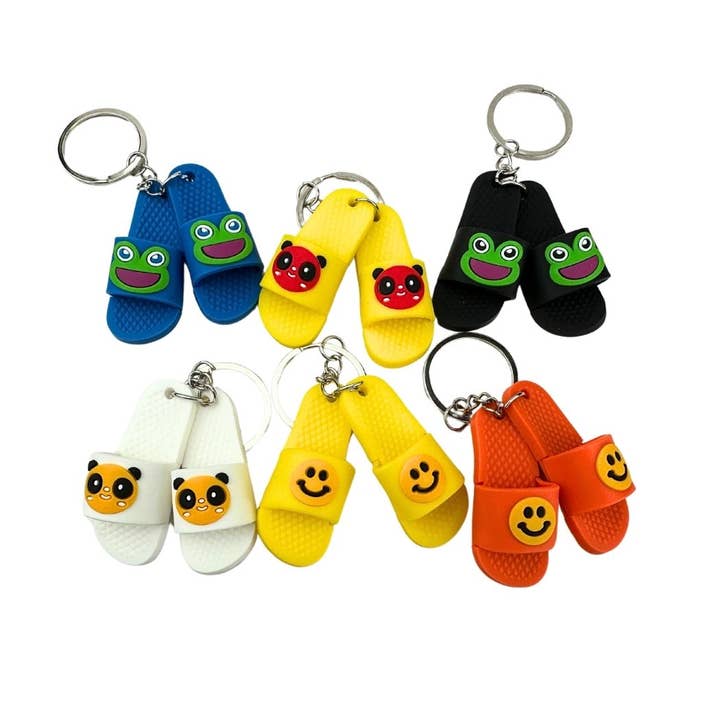 ZKY Wholesale - Wholesale Keychain – Child - Cute Rubber Slipper Keychain